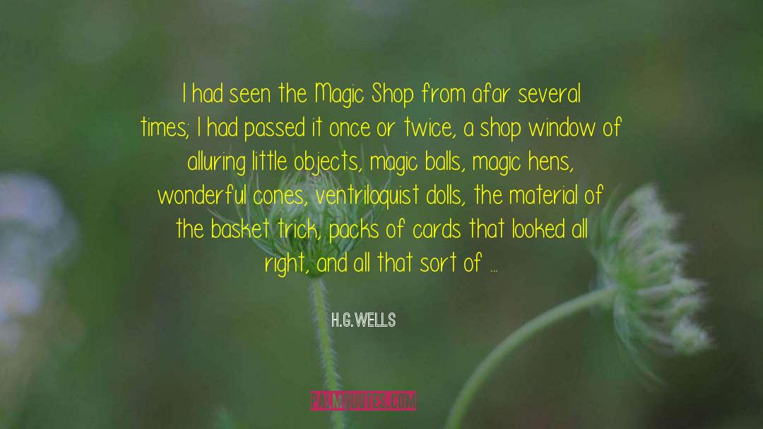 The Magic Shop quotes by H.G.Wells