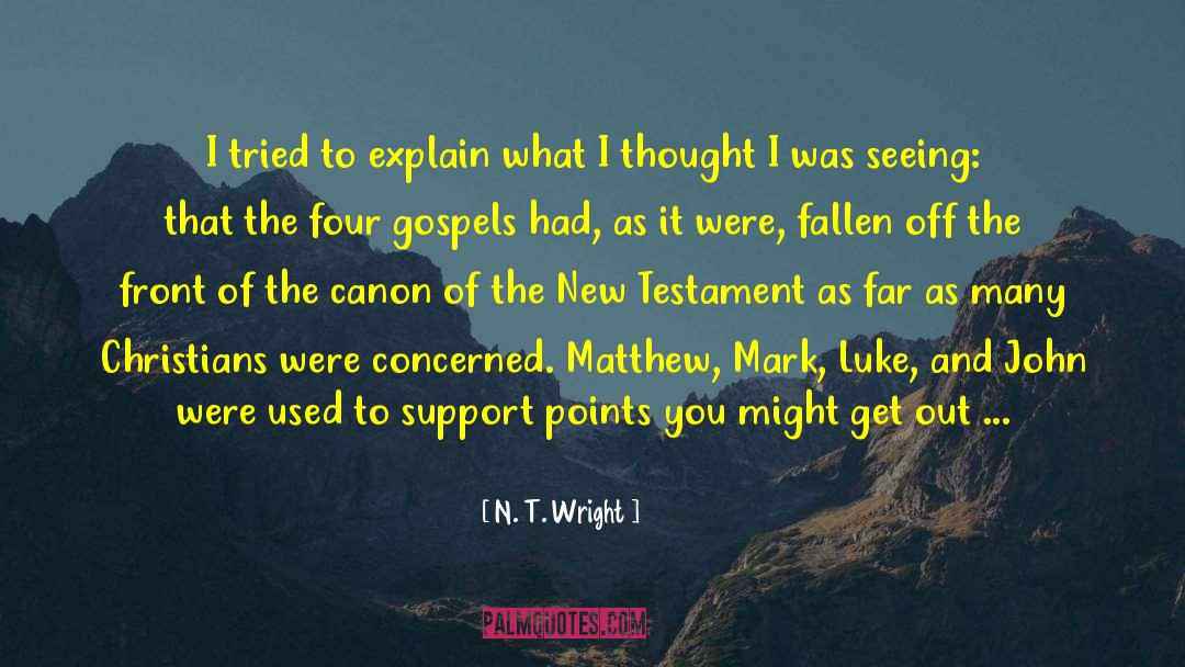 The Mark On The Wall quotes by N. T. Wright