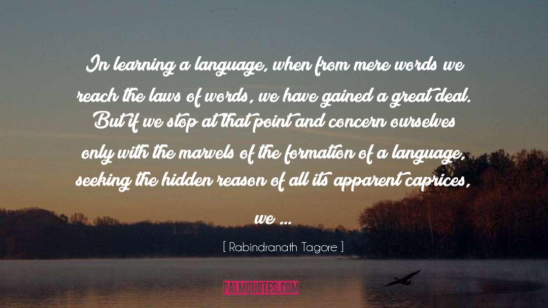 The Marvels quotes by Rabindranath Tagore