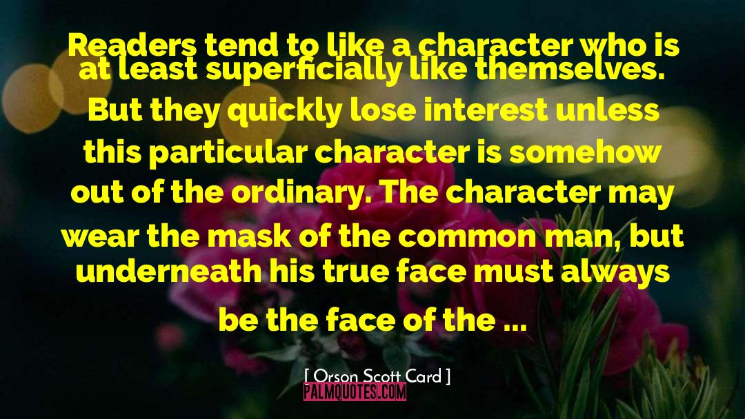 The Mask Of Sanity quotes by Orson Scott Card