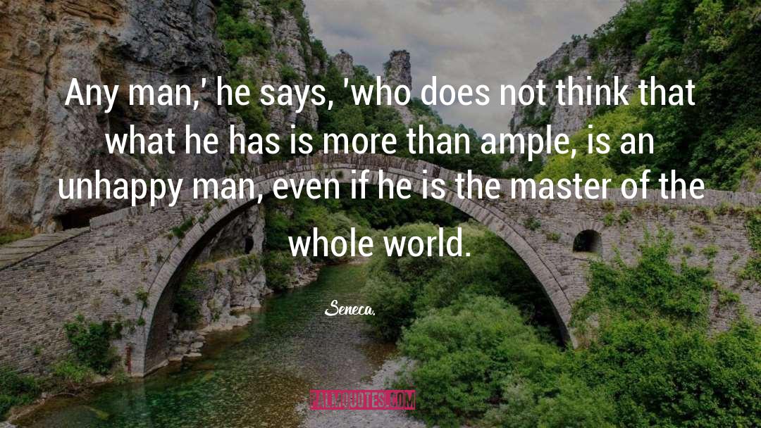 The Master quotes by Seneca.