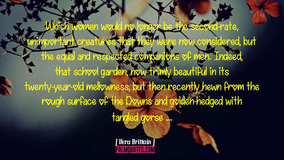 The Men With The Golden Cuffs quotes by Vera Brittain