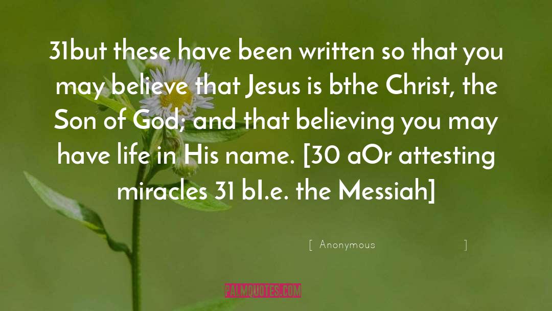 The Messiah quotes by Anonymous