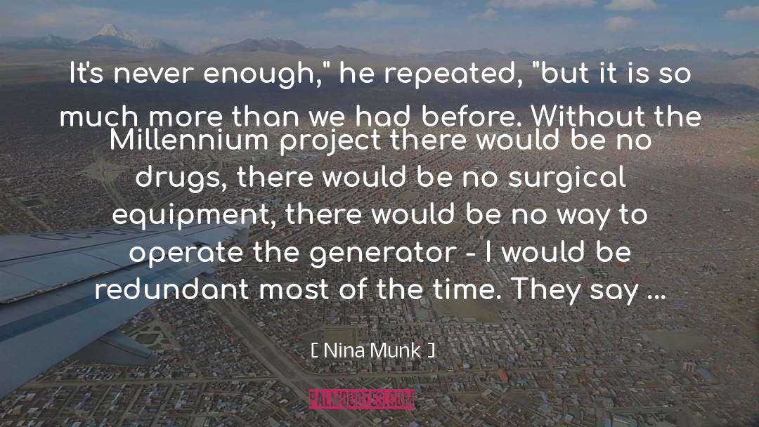 The Millennium Trilogy quotes by Nina Munk