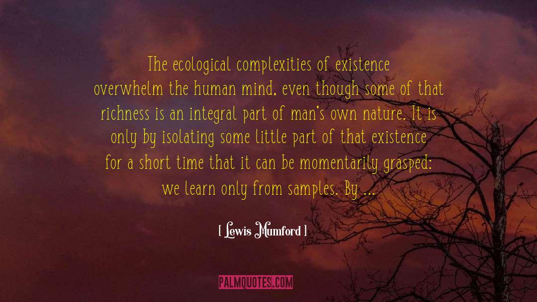 The Mind And Self Reflection quotes by Lewis Mumford