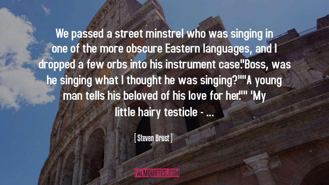 The Minstrel Boy quotes by Steven Brust