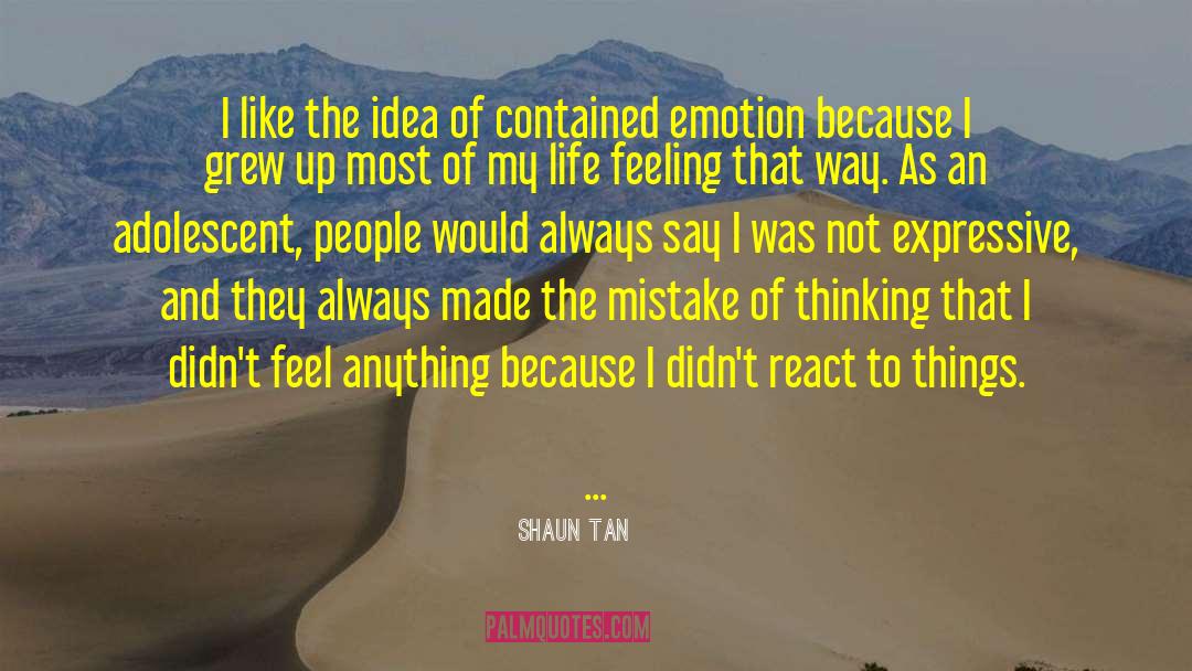 The Mistake quotes by Shaun Tan