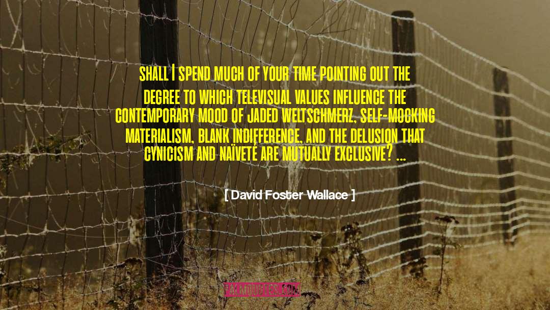 The Mocking Mystery quotes by David Foster Wallace