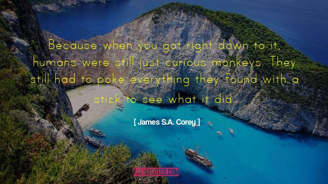 The Monkeys quotes by James S.A. Corey