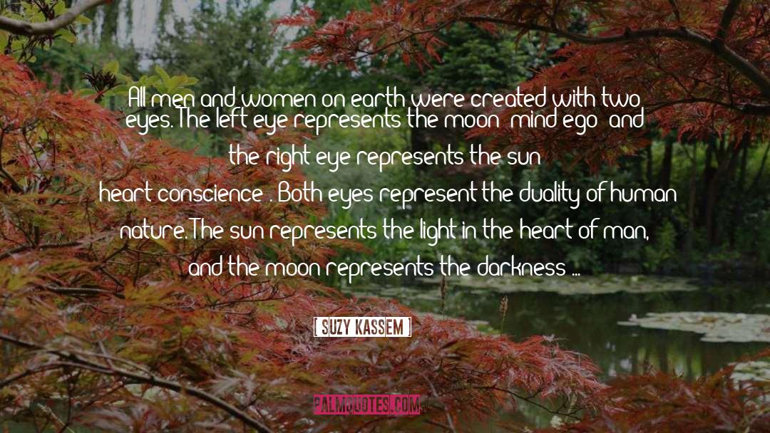 The Moon quotes by Suzy Kassem