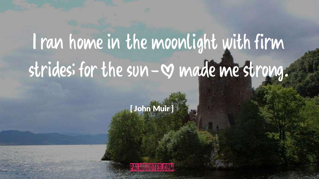 The Moonlight Sonata quotes by John Muir