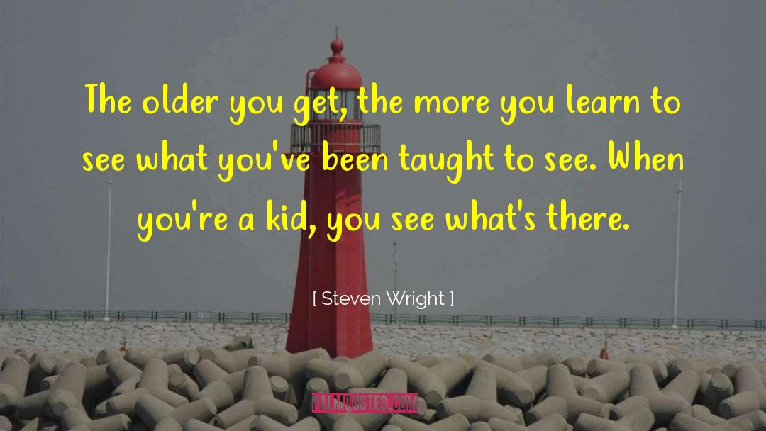 The More You Learn quotes by Steven Wright