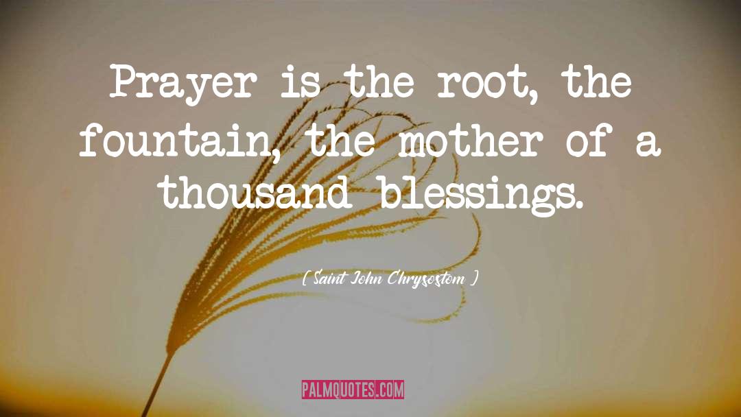 The Mother quotes by Saint John Chrysostom