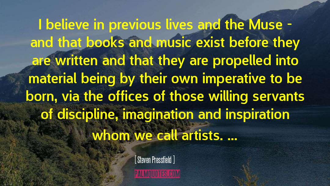 The Muse quotes by Steven Pressfield