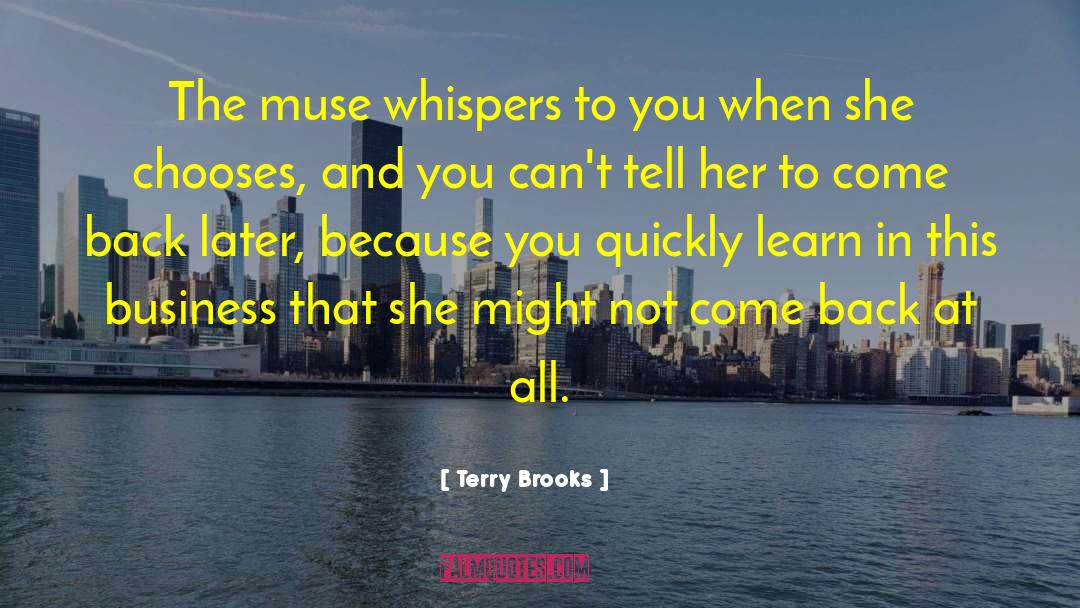 The Muse quotes by Terry Brooks