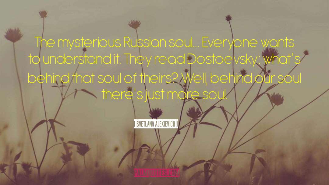 The Mysterious Stranger quotes by Svetlana Alexievich