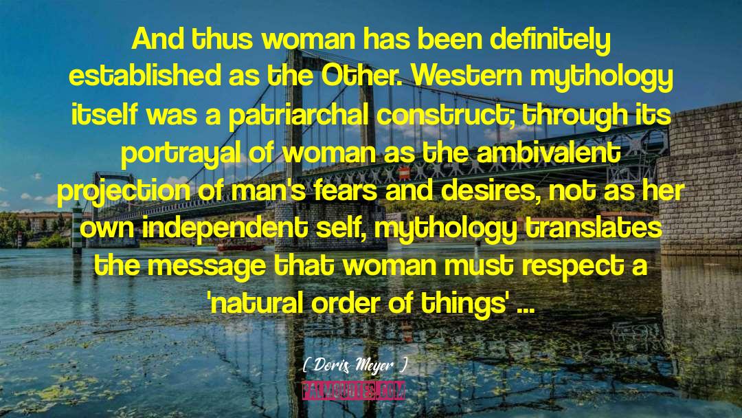 The Natural Order Of Things quotes by Doris Meyer