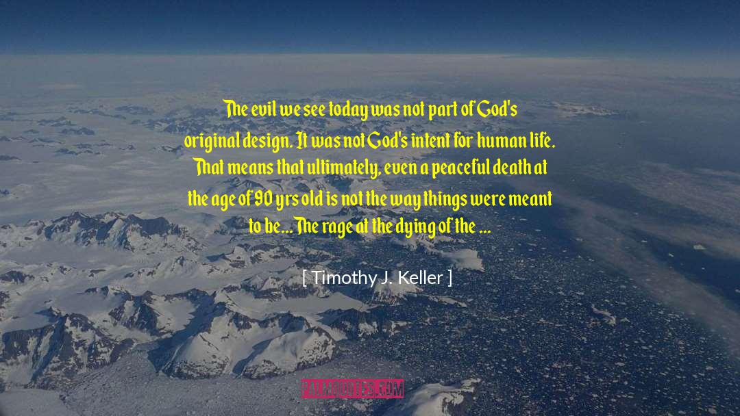 The Natural Order Of Things quotes by Timothy J. Keller