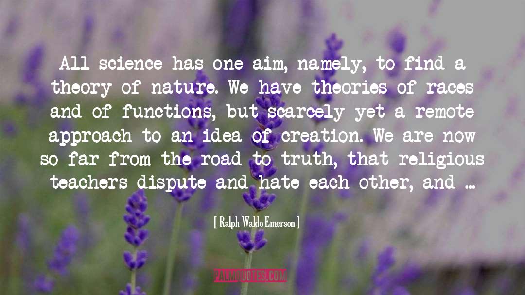 The Nature And Aim Of Fiction quotes by Ralph Waldo Emerson