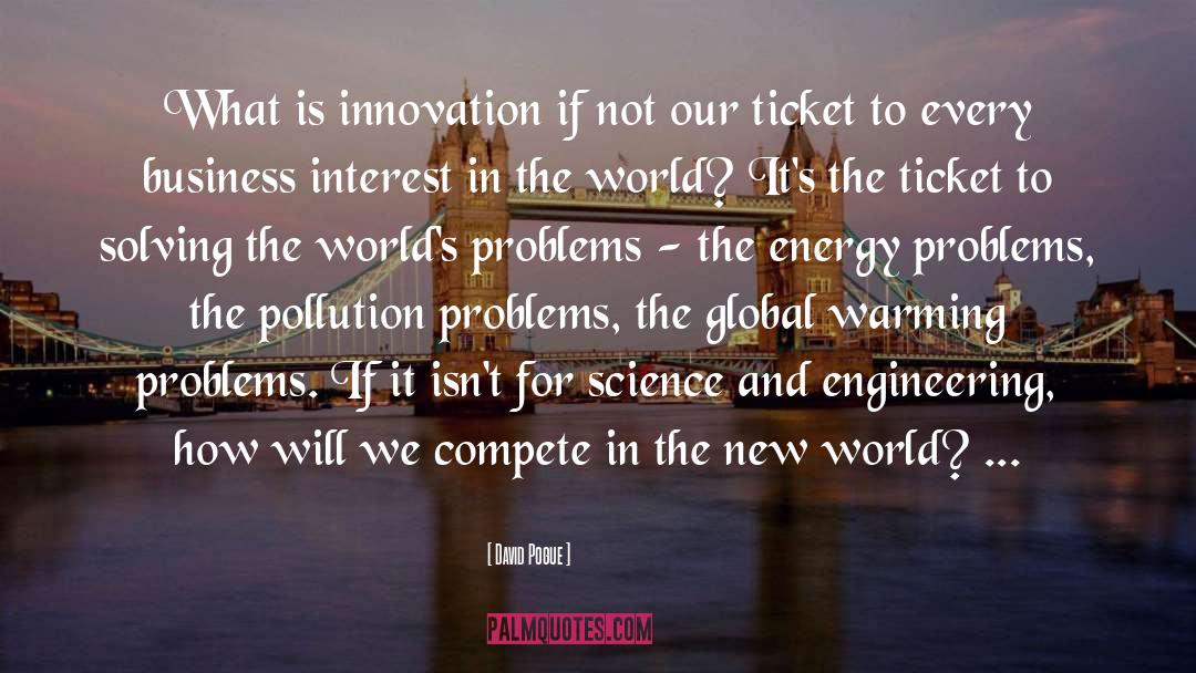 The New World quotes by David Pogue