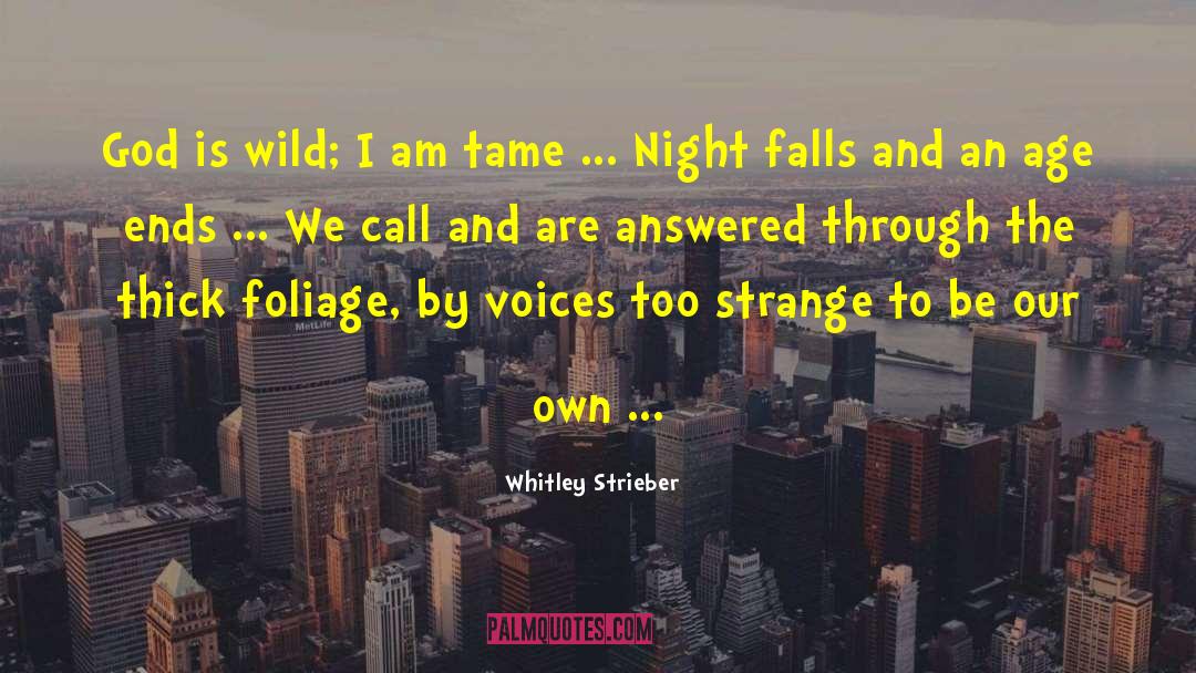 The Night Circus quotes by Whitley Strieber