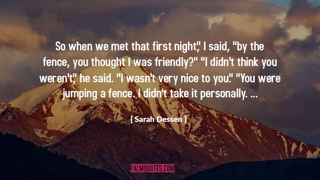 The Night Court quotes by Sarah Dessen