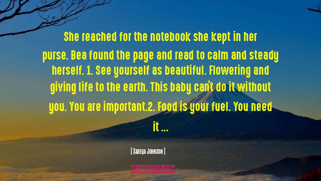The Notebook quotes by Sadeqa Johnson