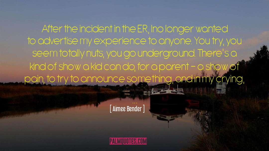 The Nuts And Bolts quotes by Aimee Bender