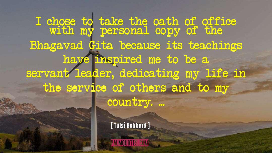 The Oath quotes by Tulsi Gabbard