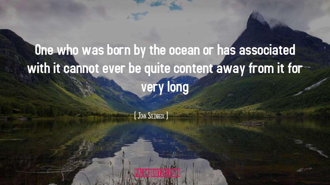 The Ocean quotes by John Steinbeck