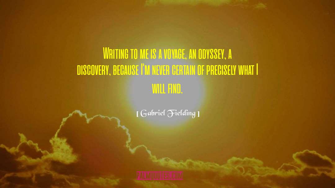 The Odyssey quotes by Gabriel Fielding