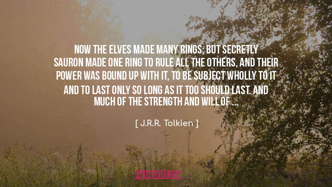 The One Ring quotes by J.R.R. Tolkien
