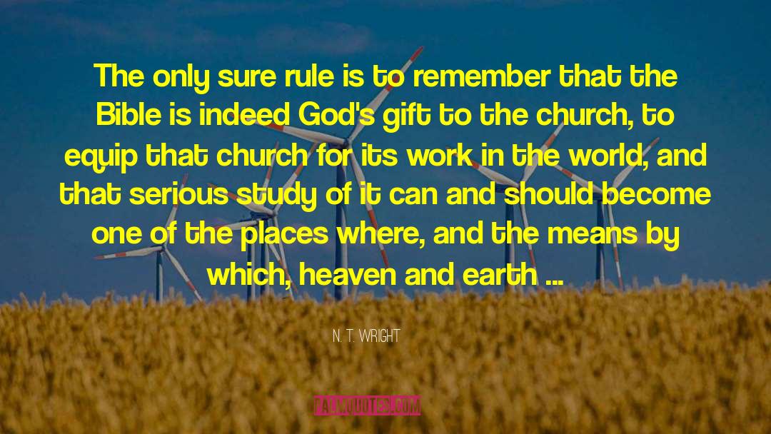 The One Rule quotes by N. T. Wright