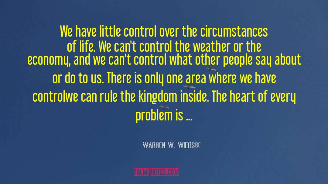 The One Rule quotes by Warren W. Wiersbe
