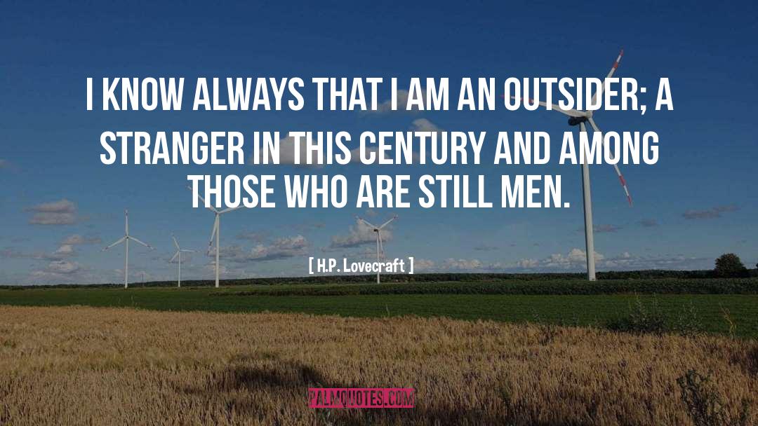 The Outsider quotes by H.P. Lovecraft
