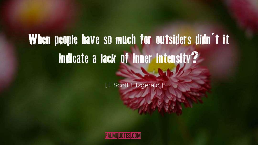 The Outsiders quotes by F Scott Fitzgerald