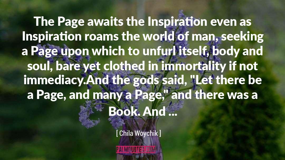 The Page quotes by Chila Woychik