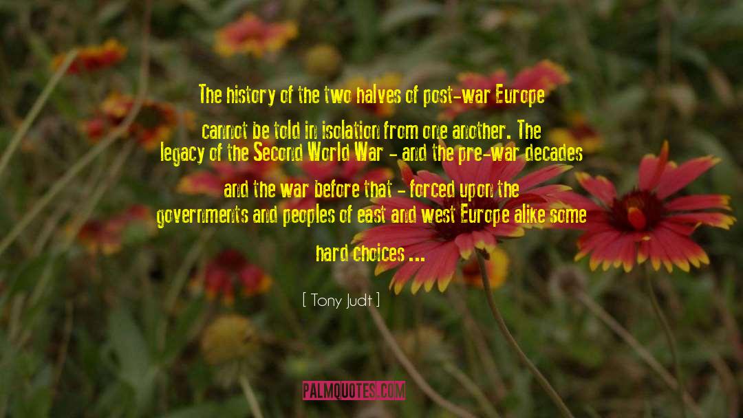 The Past Cannot Be Altered quotes by Tony Judt