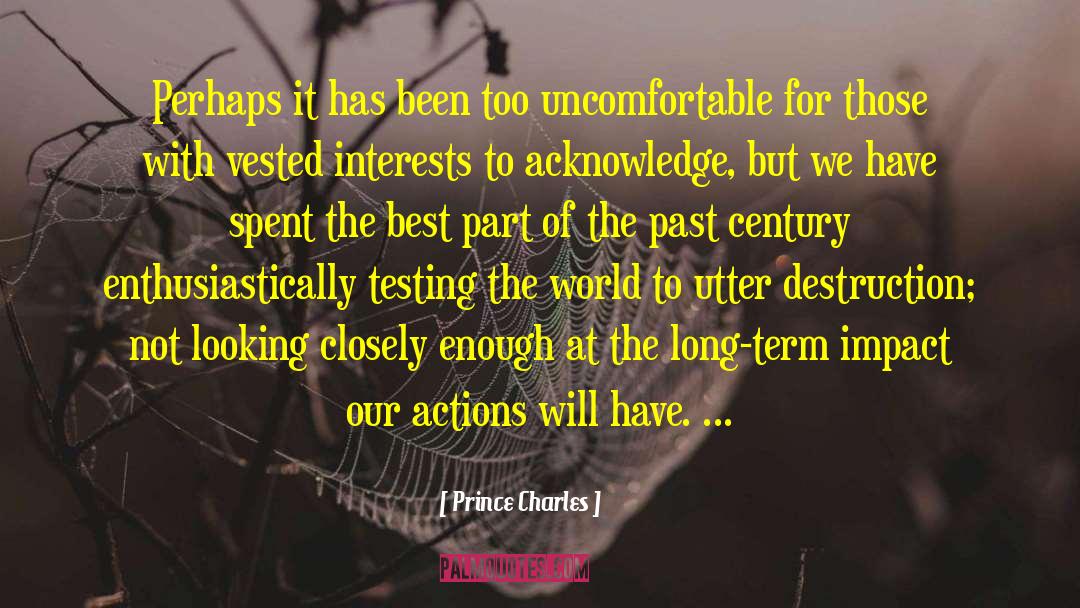 The Past Looking To The Future quotes by Prince Charles