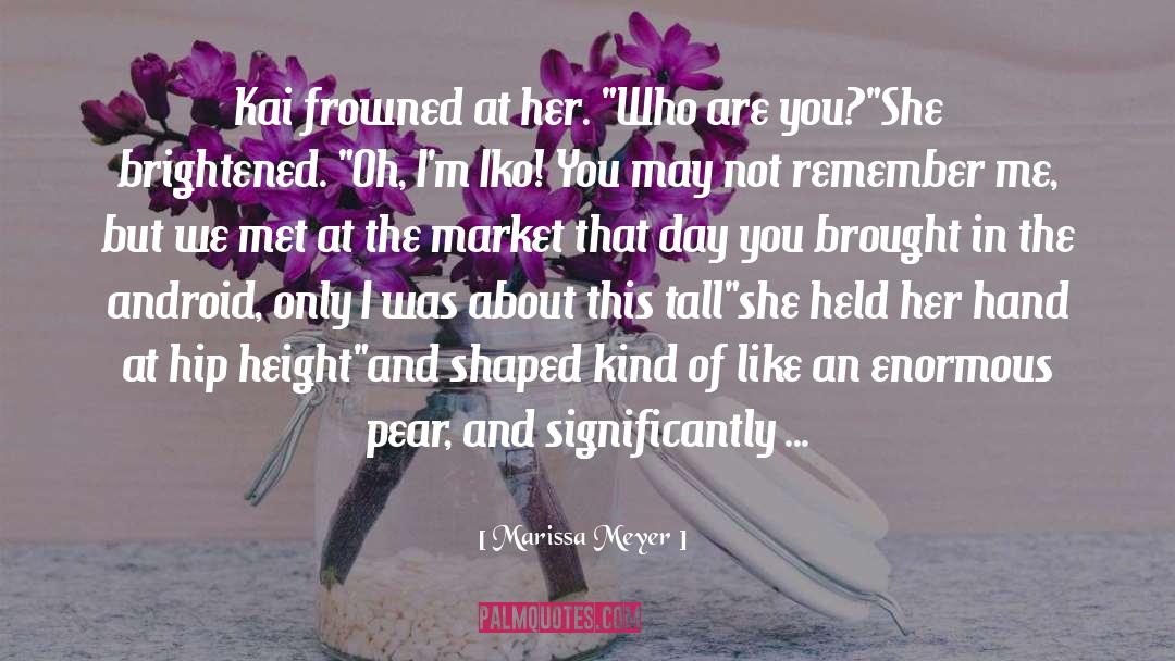The Pear Shaped Man quotes by Marissa Meyer