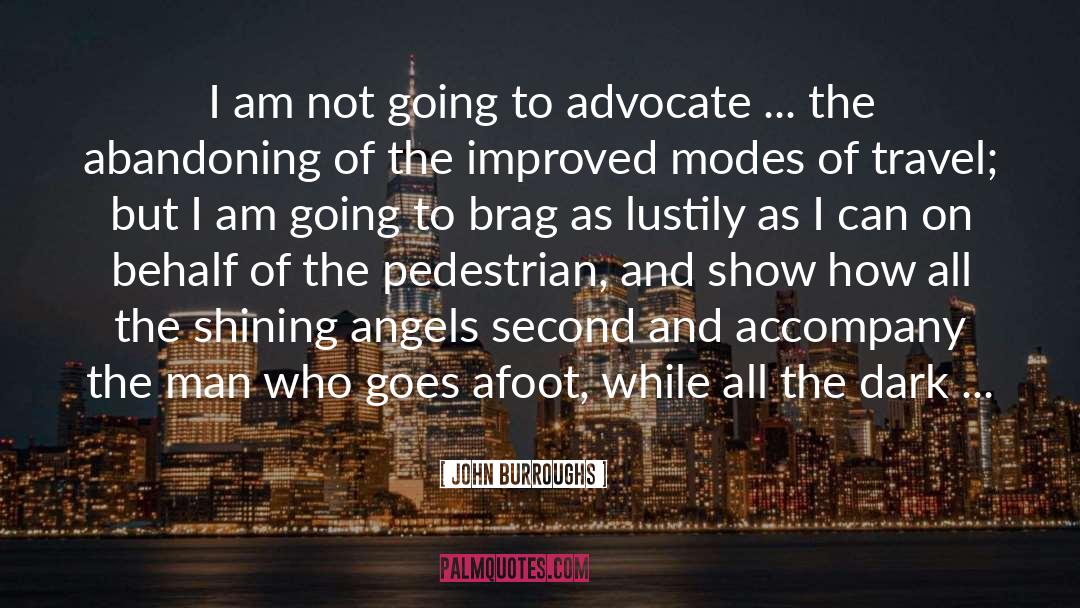 The Pedestrian quotes by John Burroughs