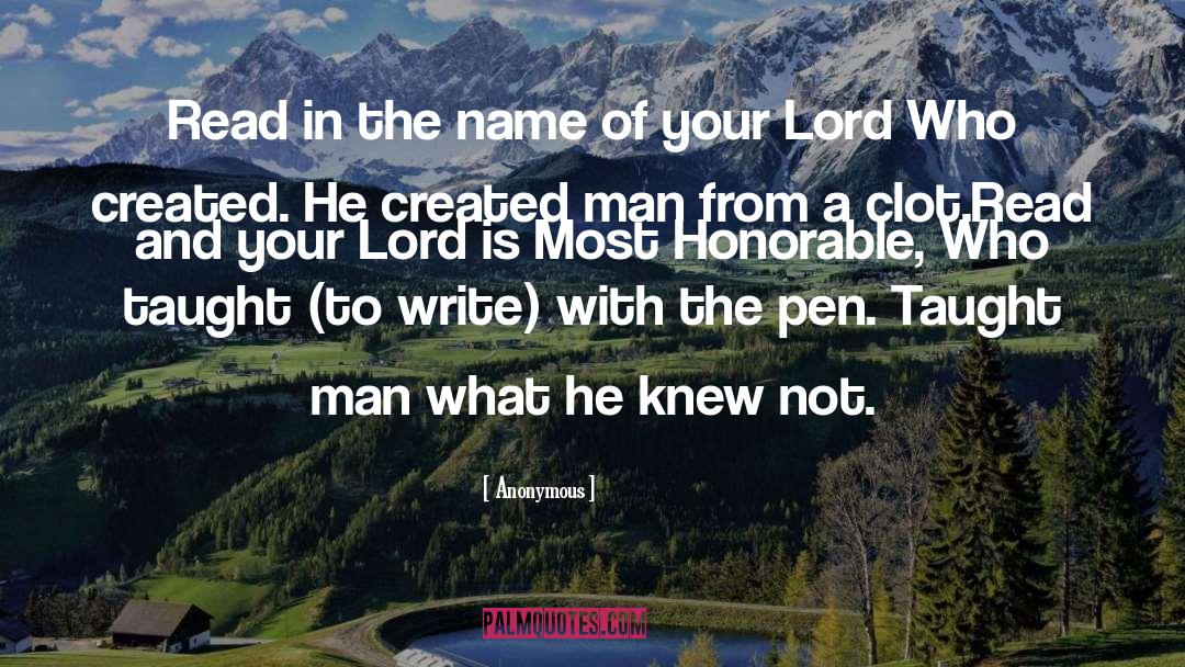 The Pen quotes by Anonymous