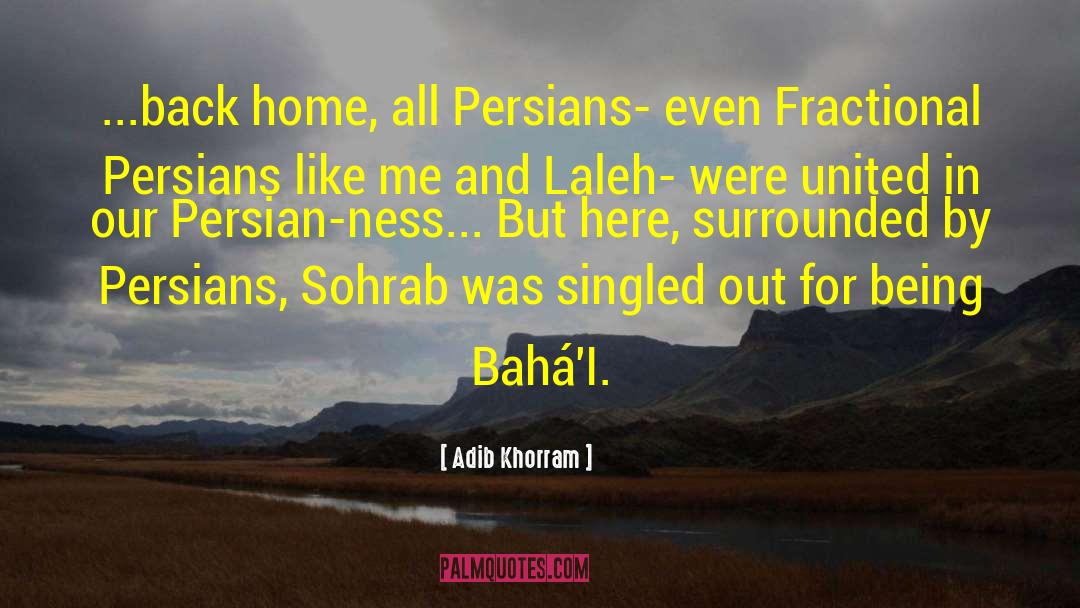 The Persian quotes by Adib Khorram