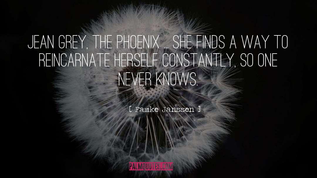 The Phoenix Endangered quotes by Famke Janssen