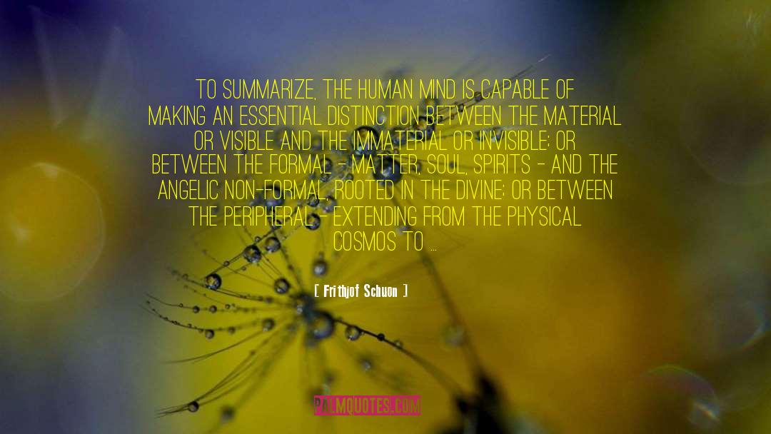The Physical World quotes by Frithjof Schuon