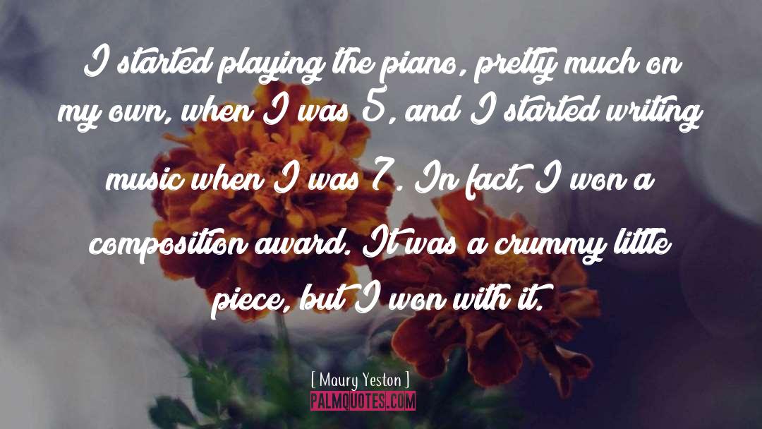 The Piano Lesson quotes by Maury Yeston