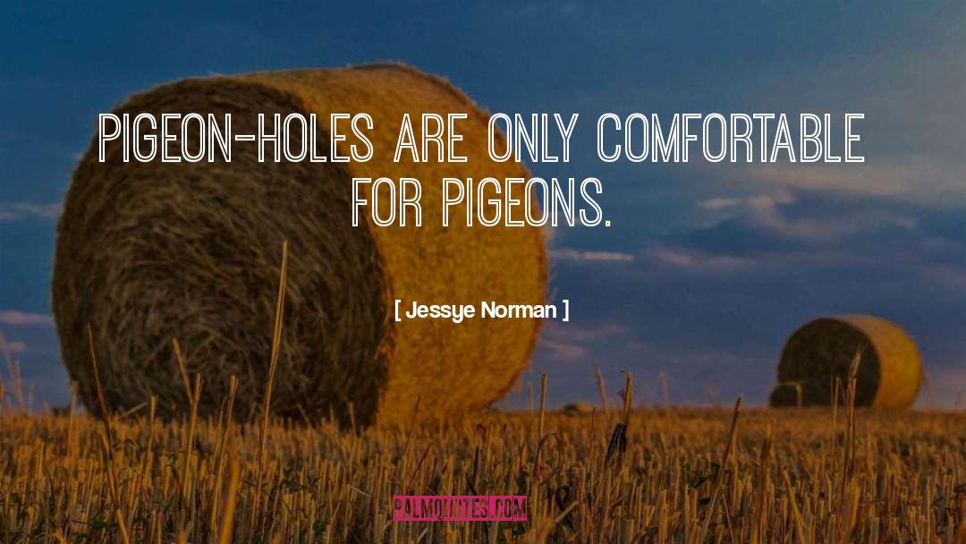 The Pigeon quotes by Jessye Norman