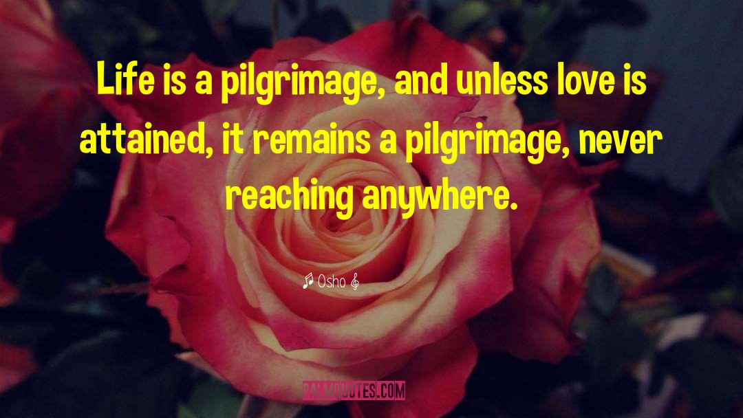 The Pilgrimage quotes by Osho