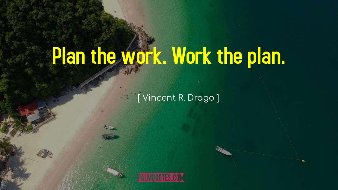 The Plan quotes by Vincent R. Drago