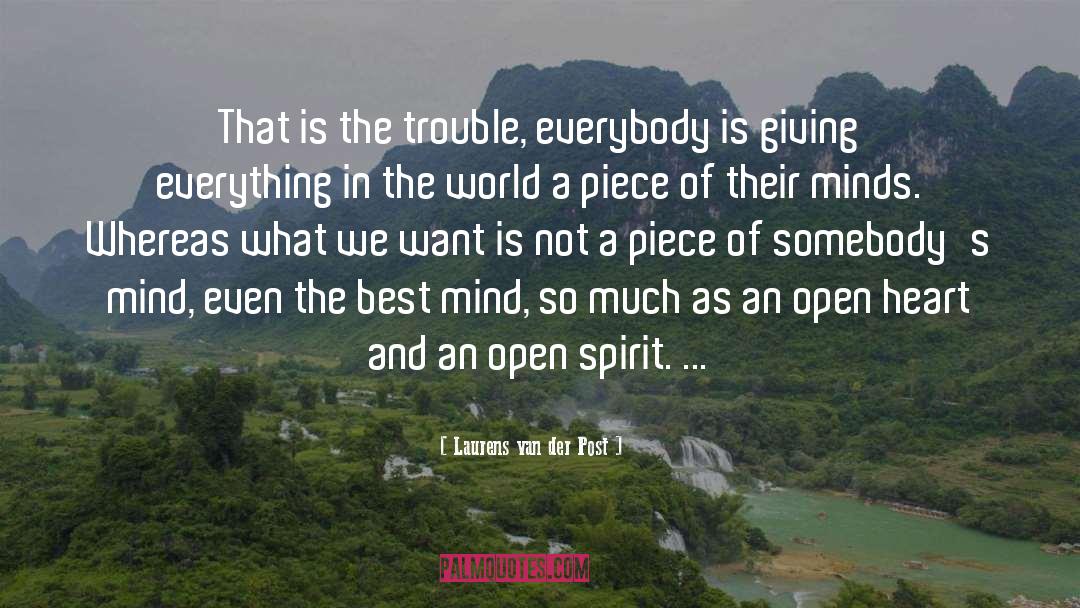 The Post Birthday World quotes by Laurens Van Der Post